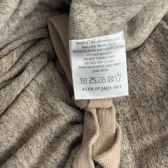 Joyfolie Baylee Hooded Sleeveless Jumpsuit small Drawstring Waist heather taupe - Picture 14 of 15